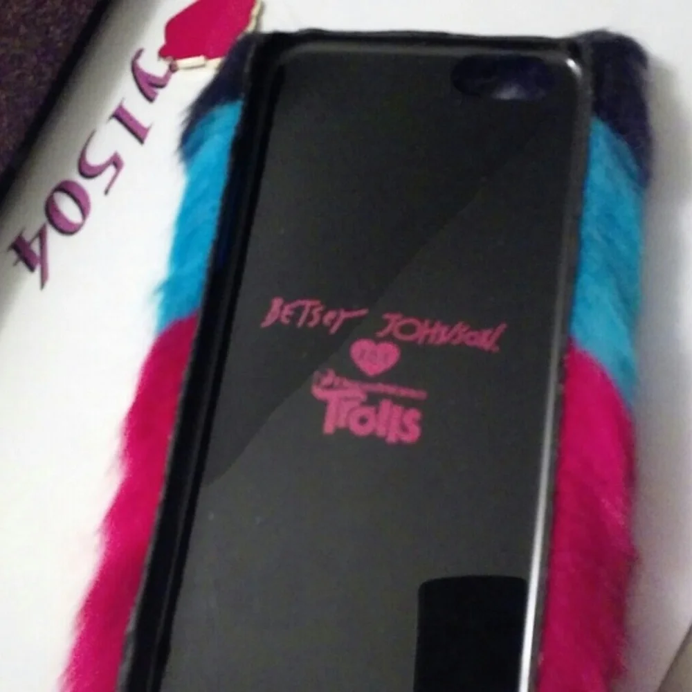 iphone 6 / 6s betsey johnson hard shell fur case